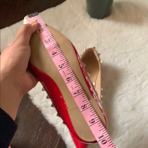 Beautiful pointy candy apple red flats - Picture 11 of 11